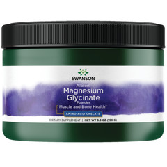 Swanson Albion Chelated Magnesium Glycinate 400 mg 5.3 oz Powder
