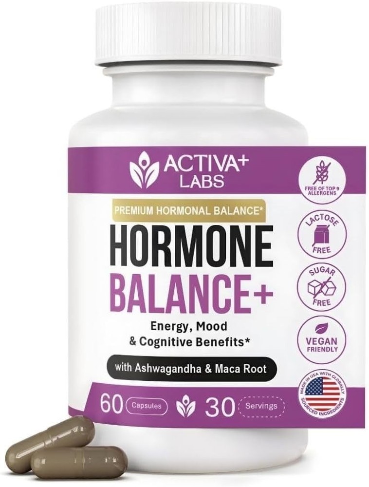 Activa Labs+ Hormone Balance for Women’s Energy, Mood, Libido and Focus – 60ct.