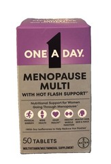 One A Day Menopause Multivitamin With Hot Flash Support 50 Tablets Exp 3/2028