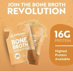 Bone Broth Collagen Packets (7 Servings, 1 Box), 16G Protein Keto-Paleo BB 3/24