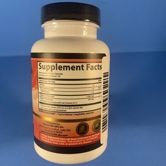 Naturalife Labs A Higher Standard Organic D-mannose 1,300 Mg 100 cap EXP 01 2029