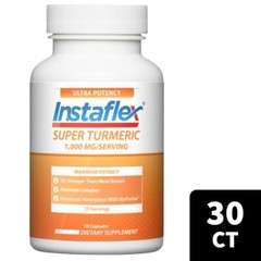 Instaflex Super Turmeric 1000mg Supplements Curcumin 95% Curcuminoids 30 Count