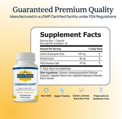 Simple Promise CardioClear7 CoQ10 with PQQ and Shilajit Supplement | Daily Heart