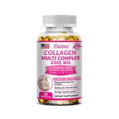 Hydrolyzed Bovine Collagen 120 Capsules – Supports Healthy Skin, , Hair, Nails