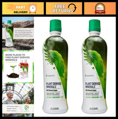 Plant-Based Liquid Minerals – 32 oz, Pack of 2, Essential Nutrients for Health