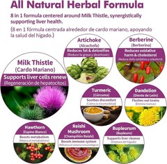 Natural Liver Detox Tincture: 2oz Milk Thistle & Artichoke Extract for Wellness