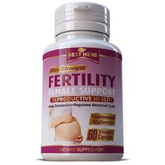 FEMALE FERTILITY Conception Ovulation Reproductive Natural Supplement 60 Capsule