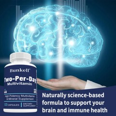 Two-Per-Day Multivitamin 30 to 120 Capsules Exp 07/2026