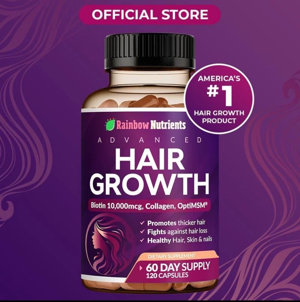 Rainbow Nutrients Enhanced Hair Growth-Promote Hair Growth and Prevent Hair Loss