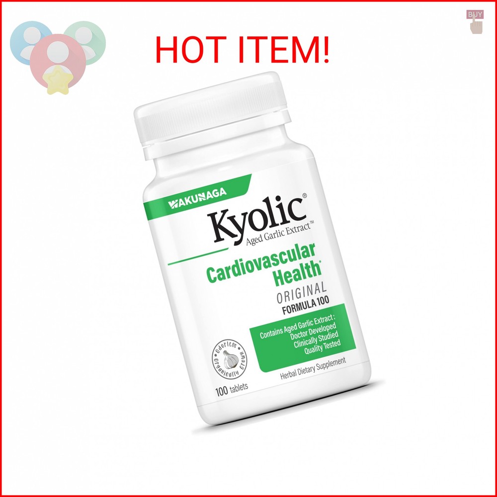 Kyolic Aged Garlic Extract Formula 100 – Cardiovascular Health – Supports Circul