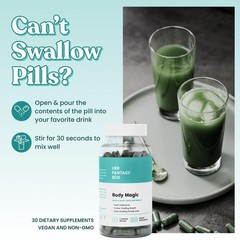 Body Magic Chlorophyll Pill – For Body Odor, Purification & Skin