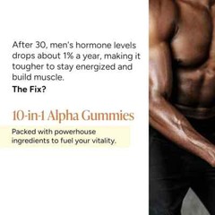 4000mg Labs 10 in 1 Alpha 60 Gummies Root Pure Shilajit with KSM-66 Supplement
