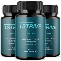 (5 Pack) Tstrive Advanced Male Support Performance Supplement 60 Capsules