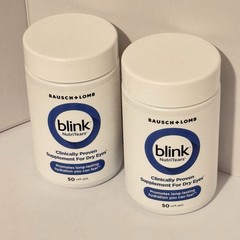 2 PACK Blink NutriTears Supplement for Dry Eyes Clinically Proven Exp 7/2027 NEW