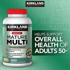 Kirkland Signature Mature Multi Vitamins & Minerals with Lycopene and Lutein 400