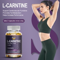 ACETYL L-CARNITINE 240Capsules Nervous System Health Antioxidant Support 1500mg