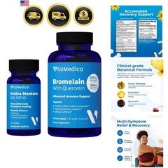 Arnica Montana 30X and Bromelain with Quercetin Bundle | Arnica Montana | Bro…