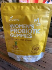 Probióticos Digestivos En 60 Gomitas Sabor a Piña Para Mujer 5 Billones CFU Cada