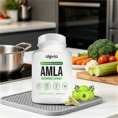 4x Alevia Organic Amla Capsules 1000mg Indian Gooseberry Antioxidant Supplement