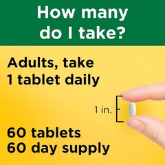 L-Lysine 1000 mg, Dietary L-Lysine Supplements, 60 Tablets, 60 Day Supply