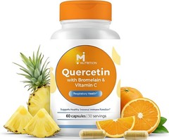Quercetin Bromelain & Vitamin C Seasonal Immune & Respiratory Support Supplement