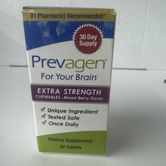 Prevagen Extra Strength 20mg Mixed Berry Chewables – 30 Count New Sealed