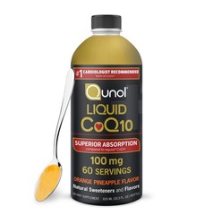 Qunol Liquid CoQ10 100mg, Superior Absorption Natural Supplement Form 20.3 oz
