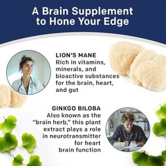 Brain Complex Plus Reduce Stress And Energy,Neuro Support Formula 120 Capsules