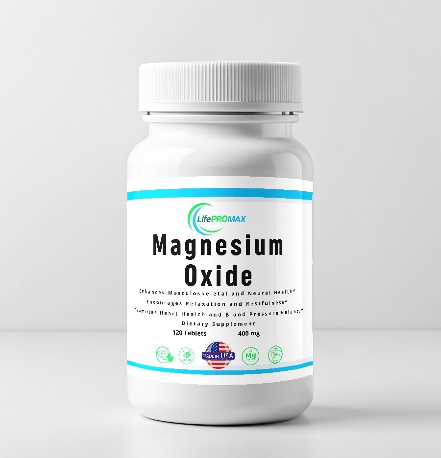 Magnesium Oxide 400mg 120 tablets Supplement Immune Support Exp 09/26