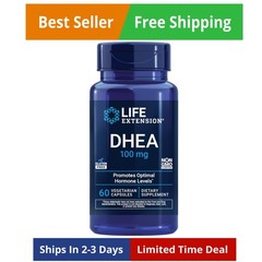 DHEA 100 Mg Vegetarian Capsules, 60 Count