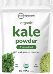Sustainably Grown, Organic Kale Powder, 2 Pounds | Fresh Freeze Dried Source…