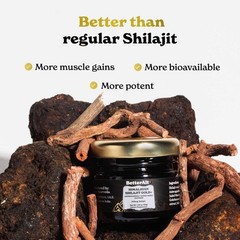 Pure Himalayan Shilajit Gold 30g | Boost Strength & Recovery | Vegan, Lab Tested