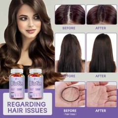 Hair Skin and Nails Gummies Anti-aging Antioxidant, Biotin 12000mcg Multivitamin