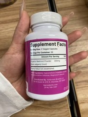 3PCS Rosabella Organic Beet Root 60 Capsules Natural Energy BoostBlood Pressure