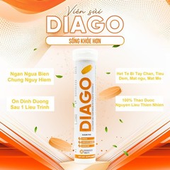 DIAGO Thảo Dược, hỗ trợ ổn định đường huyết (100% Sản Phẩm Chính Hãng USA) 2pcs