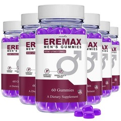 ( 6 Pack ) Eremax Gummies – Men’s Vitality & Performance Support Supplement