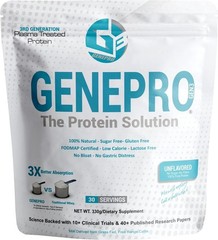 Genepro Protein Powder Gen3 Unflavored 3rd Generation, 30 servings, EXP 2027