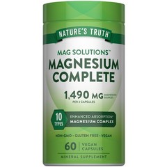 Complete Magnesium Complex | 60 Vegan Capsules | by Nature’s Truth