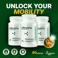 UltraVix Capsules – Ultra Vix Natural Joint Support for Maximum Mobility 60ct