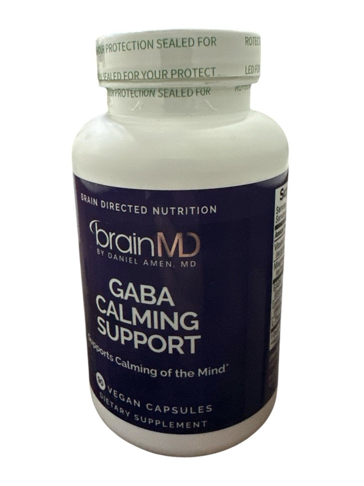 Dr Amen BrainMD GABA Calming Support – 90 Capsules – Promotes Relaxation