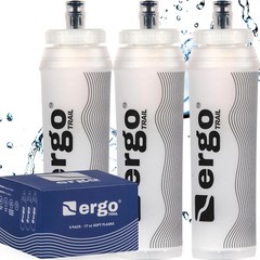 Soft Flask 500ml 3 Pack – Leak-Free Running Water Bottles for Runners, Hik