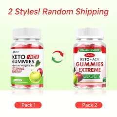 Apple Cider Vinegar Gummies – Natural Keto ACV + B6 & B12 for Digestive Health