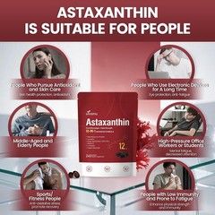 10 in 1 Astaxanthin 12mg 240 Count (Pack of 1), | 1 Bag | 240 Softgels