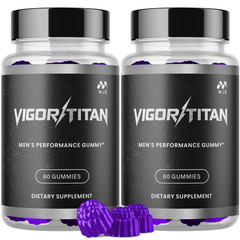 (2 Pack) Vigor Titan Male Gummys Advanced Male Health Support 120 Gummies