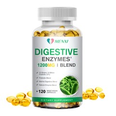 1-4 Packs Digestive Enzymes w/ Prebiotic Probiotics,Gas,Constipation & Bloat