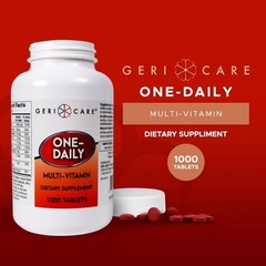 GeriCare Multivitamin Supplement Tablets, (Bottle of 1000)