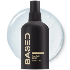 BASED Sea Salt Spray, Natural Finish Sea Salt Spray for Hair, Volumizes &–