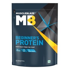 MuscleBlaze Beginner’s Whey Protein In Chocolate Flavor, 1 Kg Pack