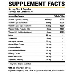 Memopryl Brain Supplement Nootropic Formula Support Cognitive Health ( 3 Pack )