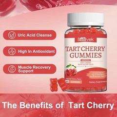 Tart Cherry Gummies with Celery Seed Extract 4000mg Antioxidant Supplements 60